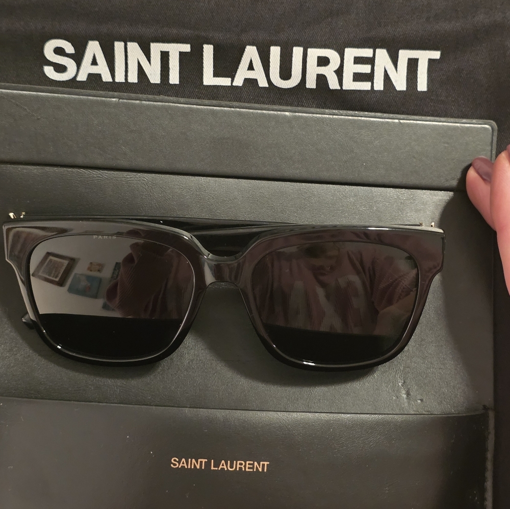 Saint Laurent Black Sunglasses